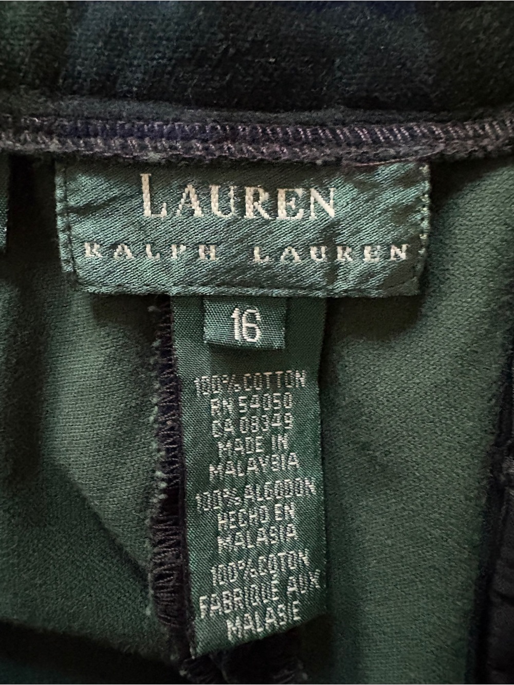 RLR Velvet Blackwatch Plaid Pants - Picture 14 of 14
